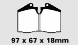 Teves 20877 Brake Pad Set Green
